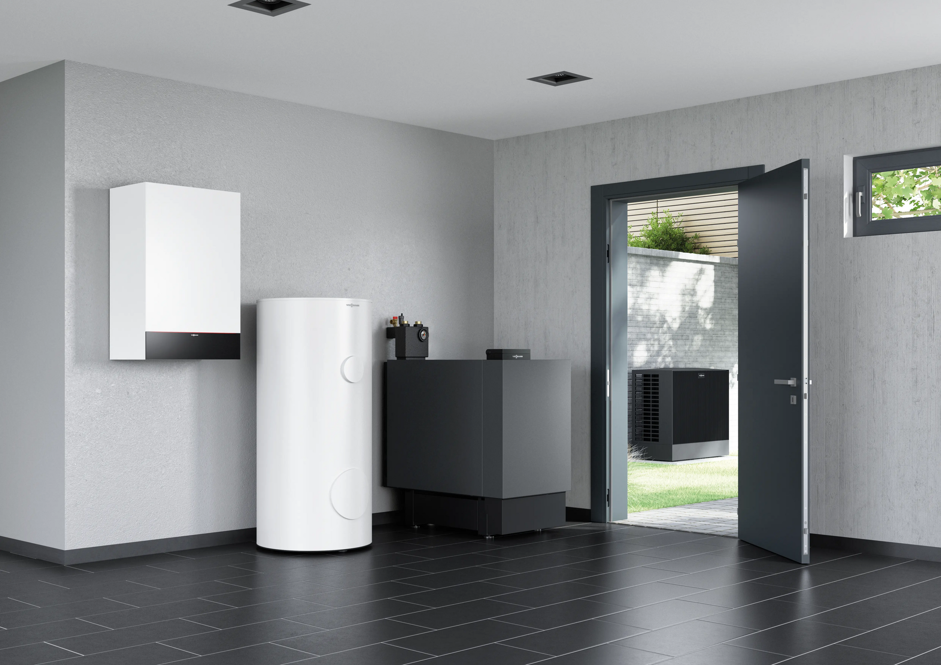 Vitocal_250-SH_Vitoladens_300-C_Hybrid_Milieu (c) Viessmann_Climate_Solutions_SE